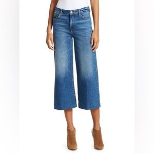 FRAME Le Vintage Crop Wide Leg Jeans, Size 27